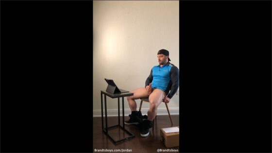 Jerking off and cumming over my uniform Delivery guy role play JordanxBrandt