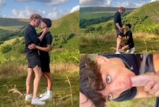 Chasexparkerr sucks Axel65xxx in a field