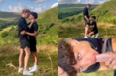 Chasexparkerr sucks Axel65xxx in a field