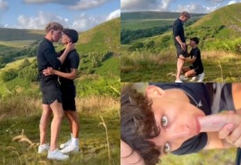 Chasexparkerr sucks Axel65xxx in a field