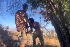 Fernanda Adusta and Manuel Keny fuck in the woods