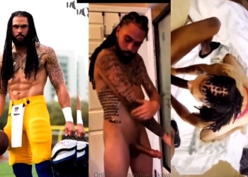 Football player Patrick Ryan sucks a cock