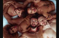 Luke Rex 5-way fuck with LuckyBxY, RamonHotxxx, JohnThomas and Freakin9Affair5