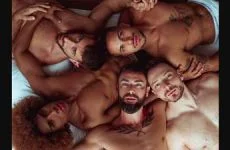 Luke Rex 5-way fuck with LuckyBxY, RamonHotxxx, JohnThomas and Freakin9Affair5