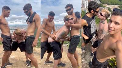 Fucking and sucking with hung twinks in the top of the hills – Hariel, olimpivs and XOOliverX1