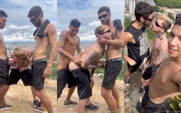 Fucking and sucking with hung twinks in the top of the hills – Hariel, olimpivs and XOOliverX1