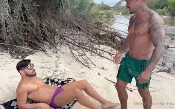 Guilherme Gaucho fucks Charmander Goiano by the inlet – Part 1