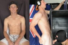 Brad from Queensland gets sucked through a gloryhole