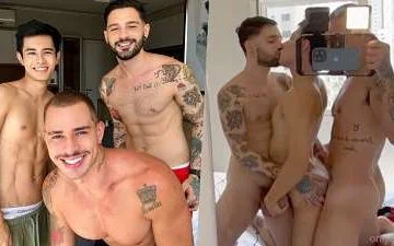 Igor Lucios, Leonaordo and Lucas Dias have a theresome – Part 1