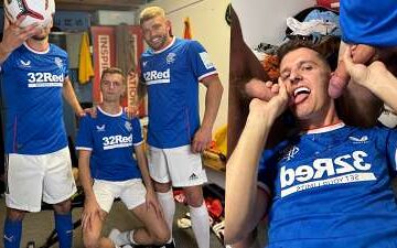 Ryan Lee, Jak Wycombe and TopMonsterCock – lockerroom threesome fuck