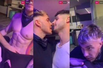 Horny drunk couple goes live on IG after a night out