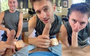 Big Mike and Conrad Parker – an afternoon blowjob