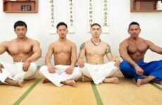 AndreChou79, Tezro_G, Ryuji Suzuki and AlasijiaMuscle group fuck – Judo Camp