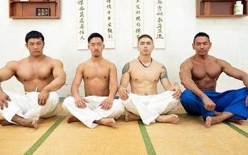 AndreChou79, Tezro_G, Ryuji Suzuki and AlasijiaMuscle group fuck – Judo Camp