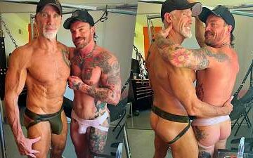 Callum Colbey and Dallas Steele fuck on a swing Callum Colbey and Dallas Steele fuck on a swing