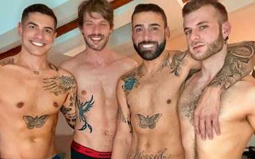 Xtianko, Roxas, Edu Phoenix and Giovani Jacob – a hard group fucking