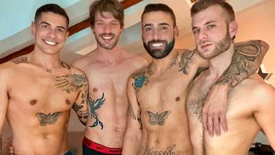 Xtianko, Roxas, Edu Phoenix and Giovani Jacob – a hard group fucking