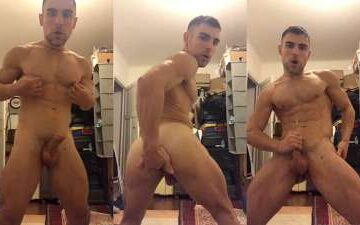 Mario Vertigo (Alex Schaikovsky) plays with his hole and jerks off