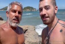 Marcelo Caiazzo and Lupinuds fuck by the sea