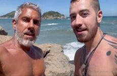 Marcelo Caiazzo and Lupinuds fuck by the sea