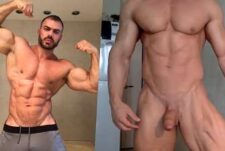 Stepan Pereverzev jerks off