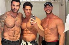 ApolloN31, CallMeMrKent (Marbys Negretti), and KC Jaye (FitnessFreak) have a threesome