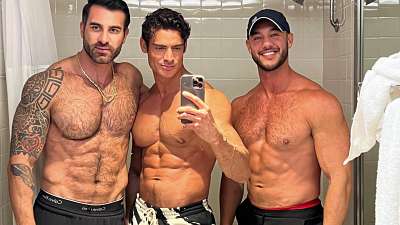 ApolloN31, CallMeMrKent (Marbys Negretti), and KC Jaye (FitnessFreak) have a threesome