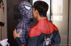 Korean Saeroi fucked bareback – Sweaty spiderman