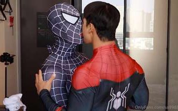 Korean Saeroi fucked bareback – Sweaty spiderman