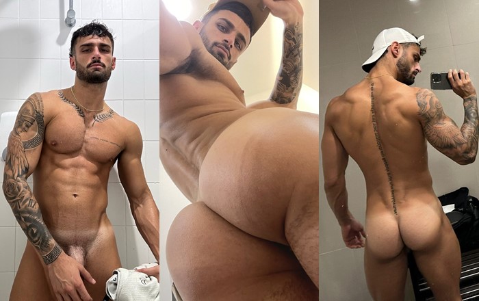 Chris Topher (Chris_Topher413) – jerking and cumming on the edge of the bed