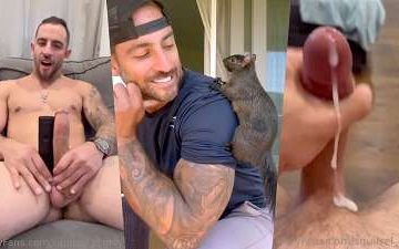 Squirrel Daddy (Mark Longo) jerks off – 1