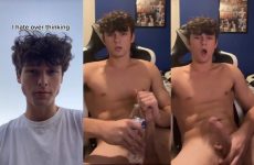 Ashtonh jerks off in his gaming chair and cums