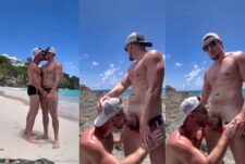 The.Scuffy.Texan – blowjob on the resort beach