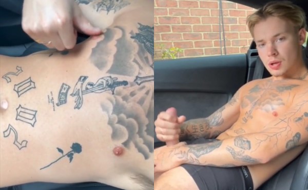 Ink3dlad – jerking in the car