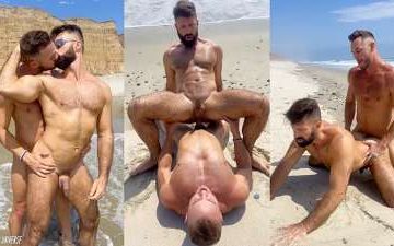 Grag Stone and KC Jaye (FitnessFreak) fuck on the beach