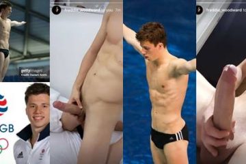 Olympian diver Freddie Woodward jerks off