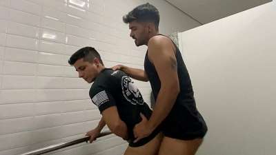 Jordan Neo get fucked by Victor Veiga in the bathroom