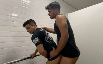 Jordan Neo get fucked by Victor Veiga in the bathroom