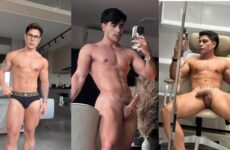 Pedro Rocha jerks his meaty cock