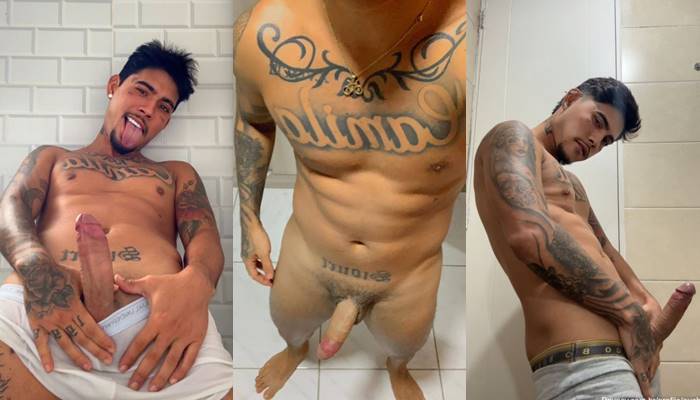 Chininha (euchinax) shows off his cock