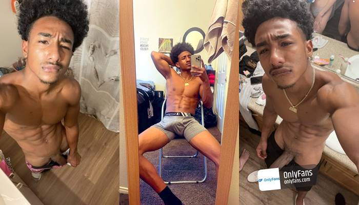 Cashmotavated jerks his big black cock