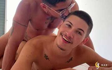 FUCKING THE BRAZILIAN TWINK BUSSY – Giovanii Mello and Lucas Mancinni