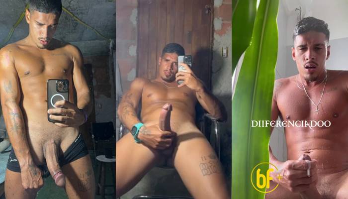 Bernardo Salles (diferenciadoo) shoots a load before a shower
