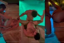 WhattheEffFans – late night fuck in the pool
