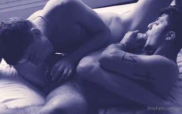 Angel Rivera face fucks Joey Mills