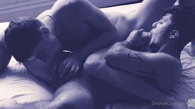 Angel Rivera face fucks Joey Mills