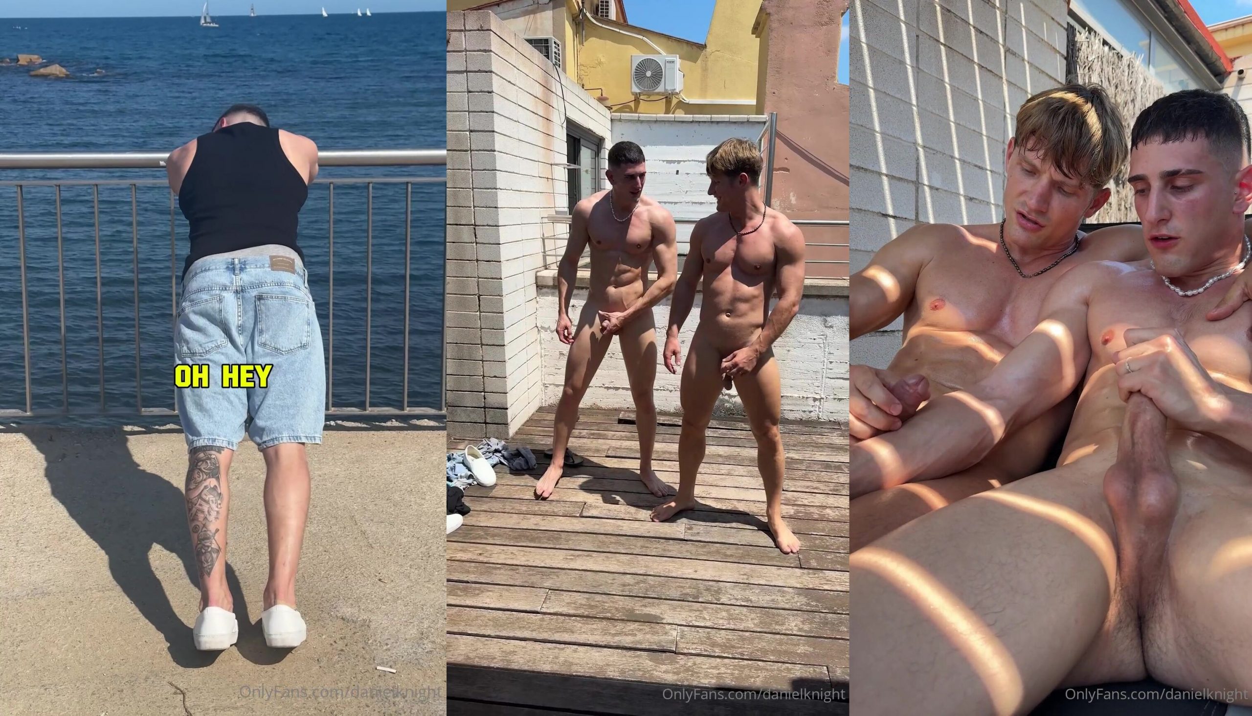 Daniel Knight (Viggo Sorensen) and Kito Shelby jerk off together