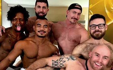 Hotel Orgy in NYC – Rick and Griff, J. Hound, Jason Luna, Jonzu, M. Hound, – HeightsHoundsXX, Jordan Jameson