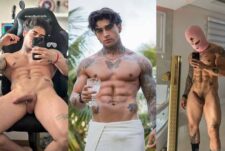 Henrique Lima plays with his cock – a compilation