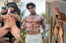 Henrique Lima plays with his cock – a compilation